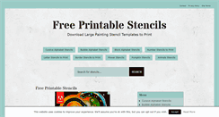 Desktop Screenshot of freeprintablestencils.com