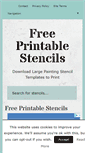 Mobile Screenshot of freeprintablestencils.com